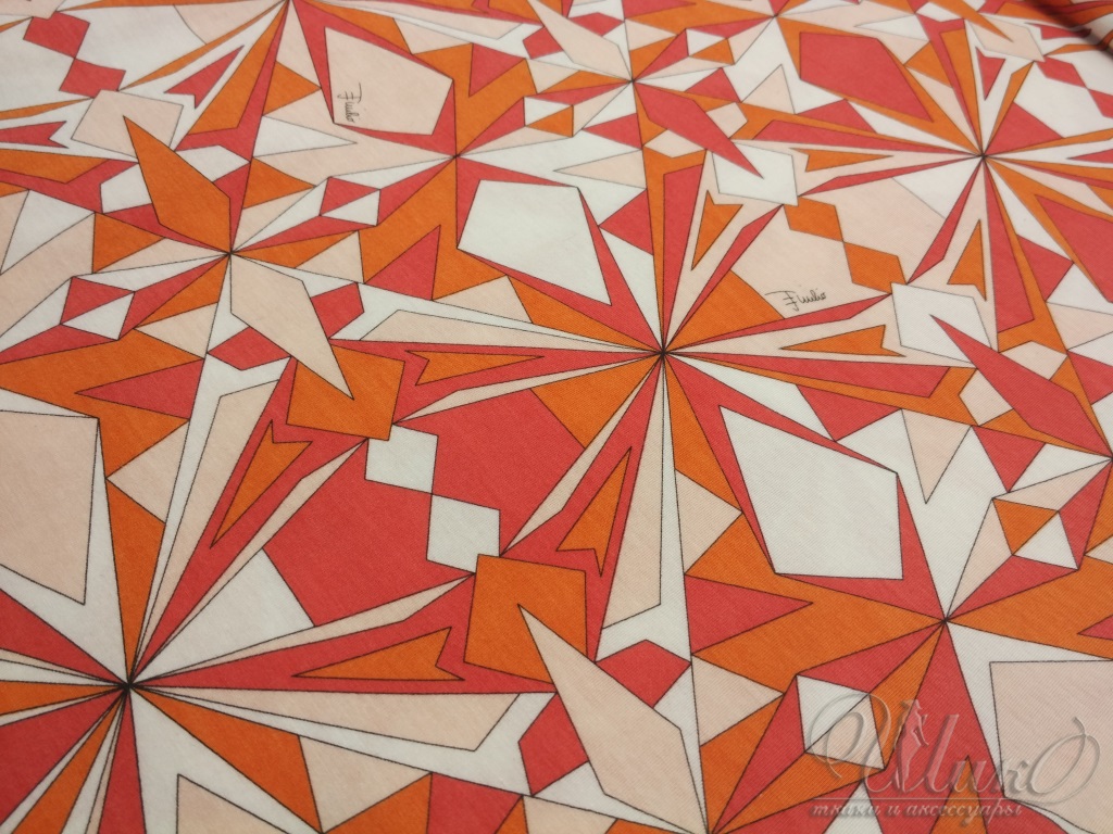 Ткань Трикотаж  Pucci  04101 1
