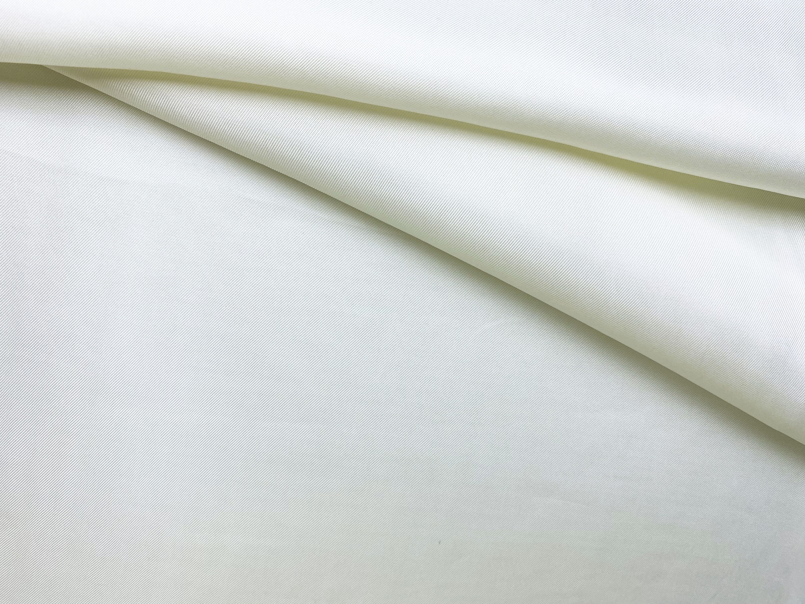 Ткань Вискоза   белого цвета однотонная 17325 1