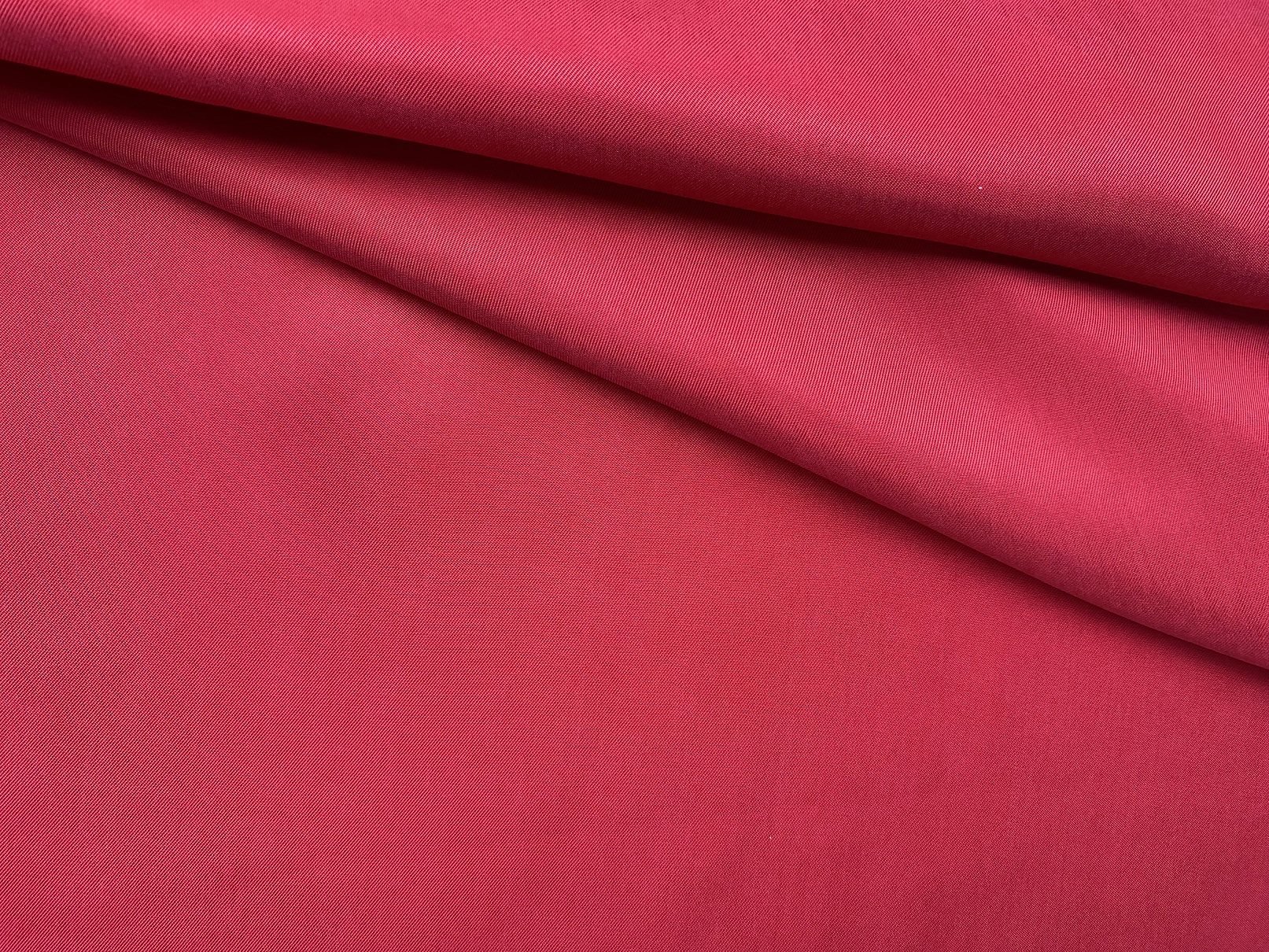 Ткань Вискоза ягодного цвета однотонная 17328 1