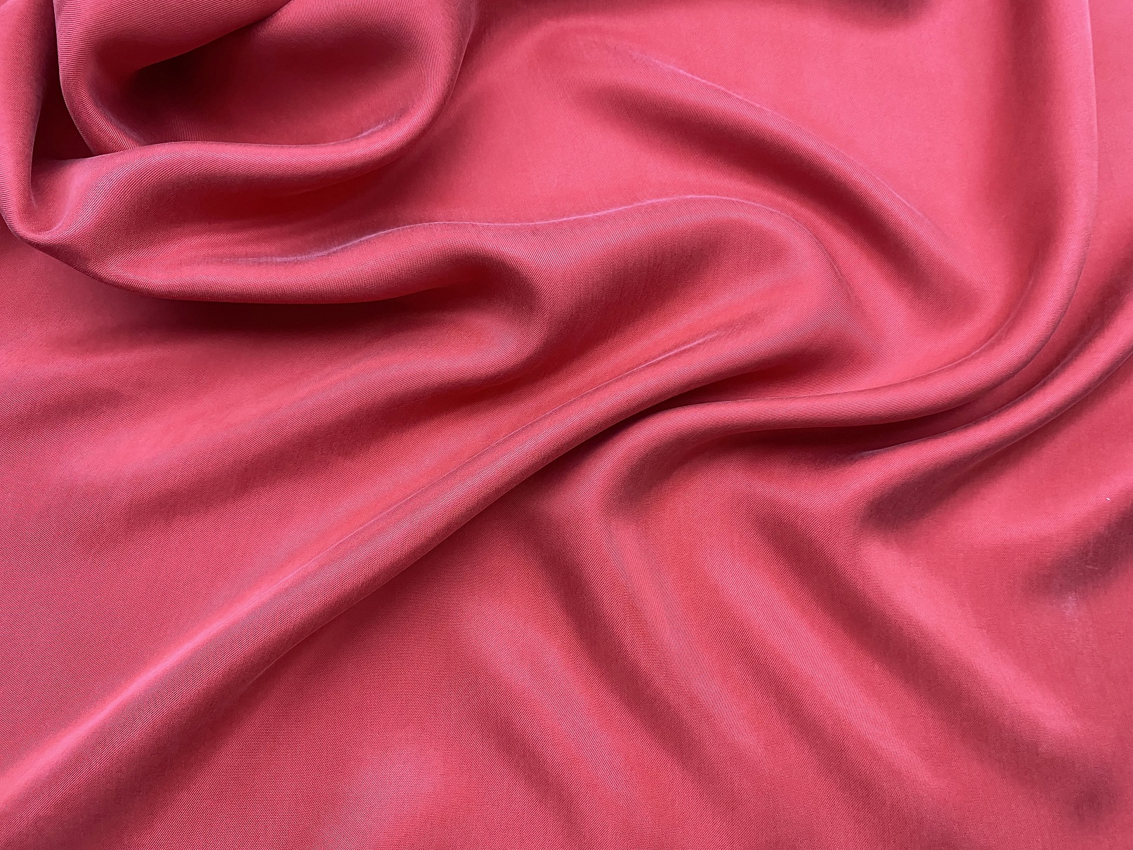 Ткань Вискоза ягодного цвета однотонная 17328 3