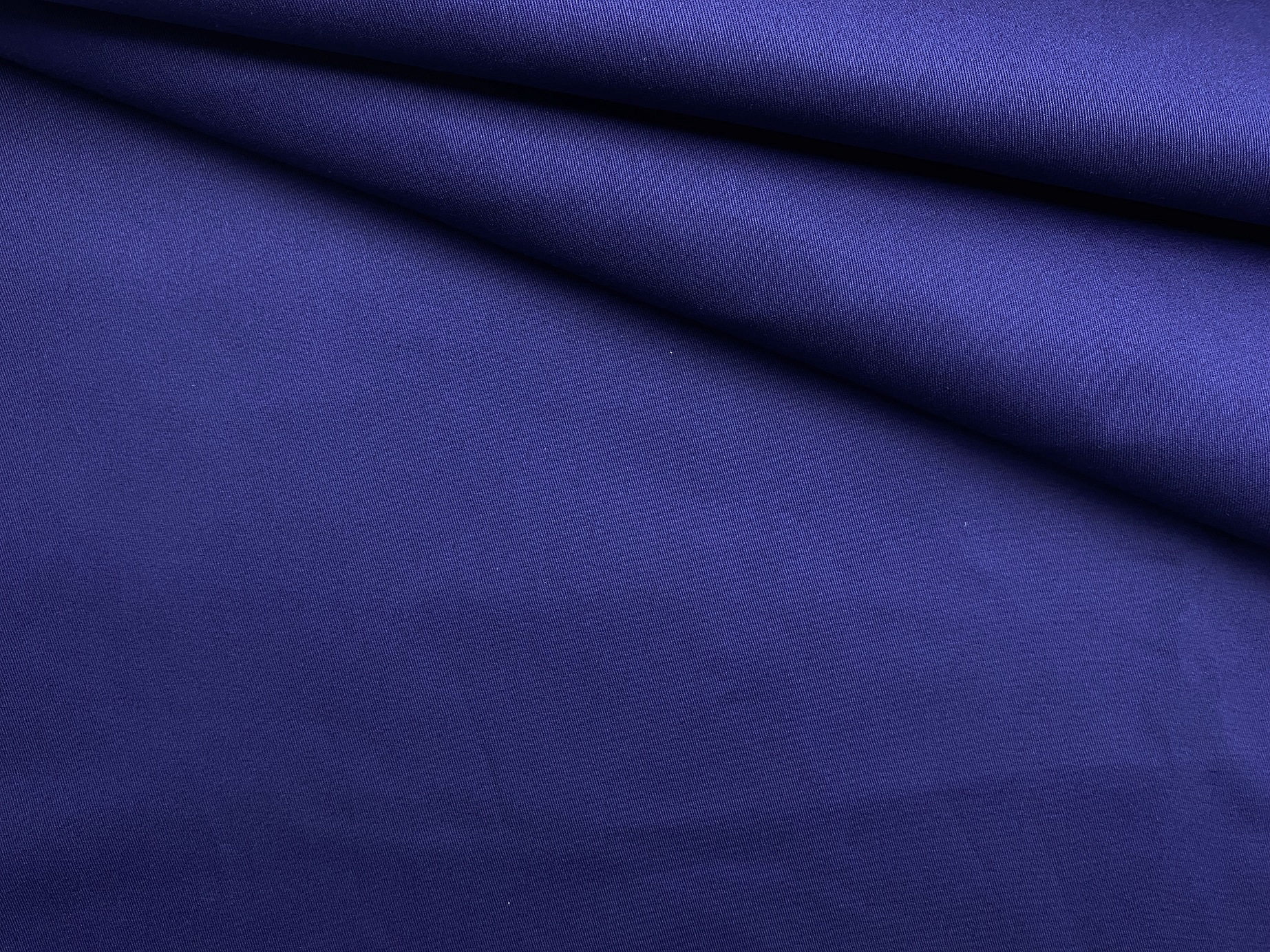 Ткань Хлопок сине-фиолетового цвета однотонная 16846 1