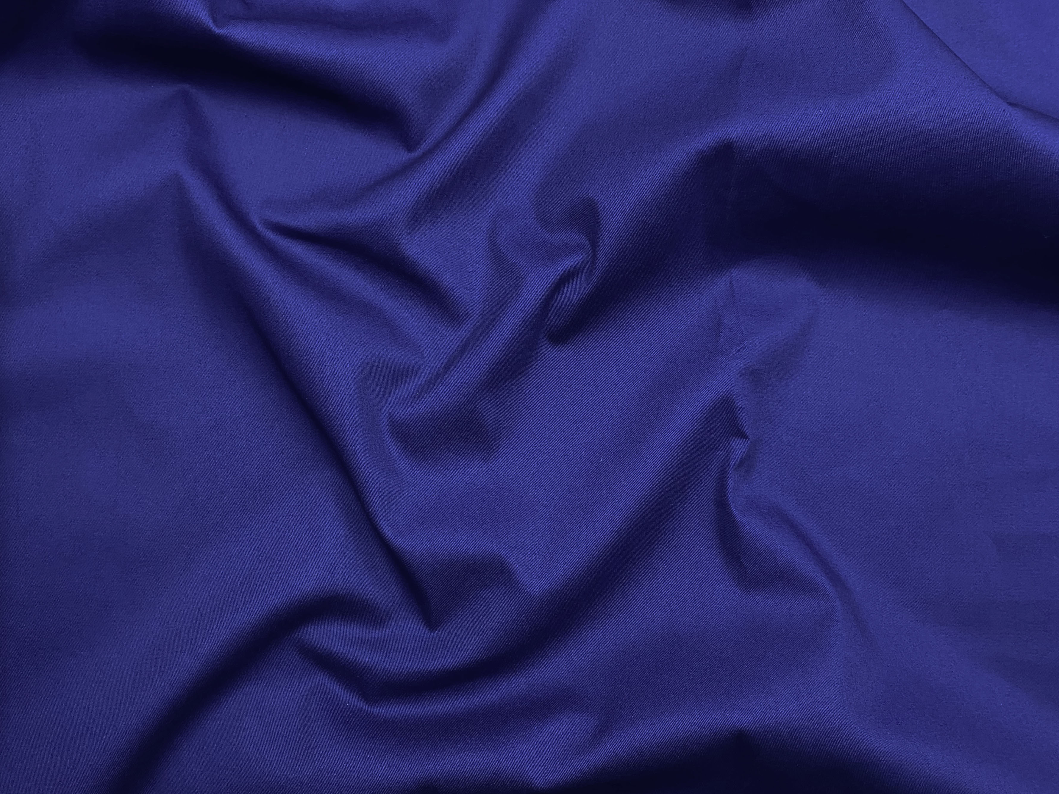 Ткань Хлопок сине-фиолетового цвета однотонная 16846 3
