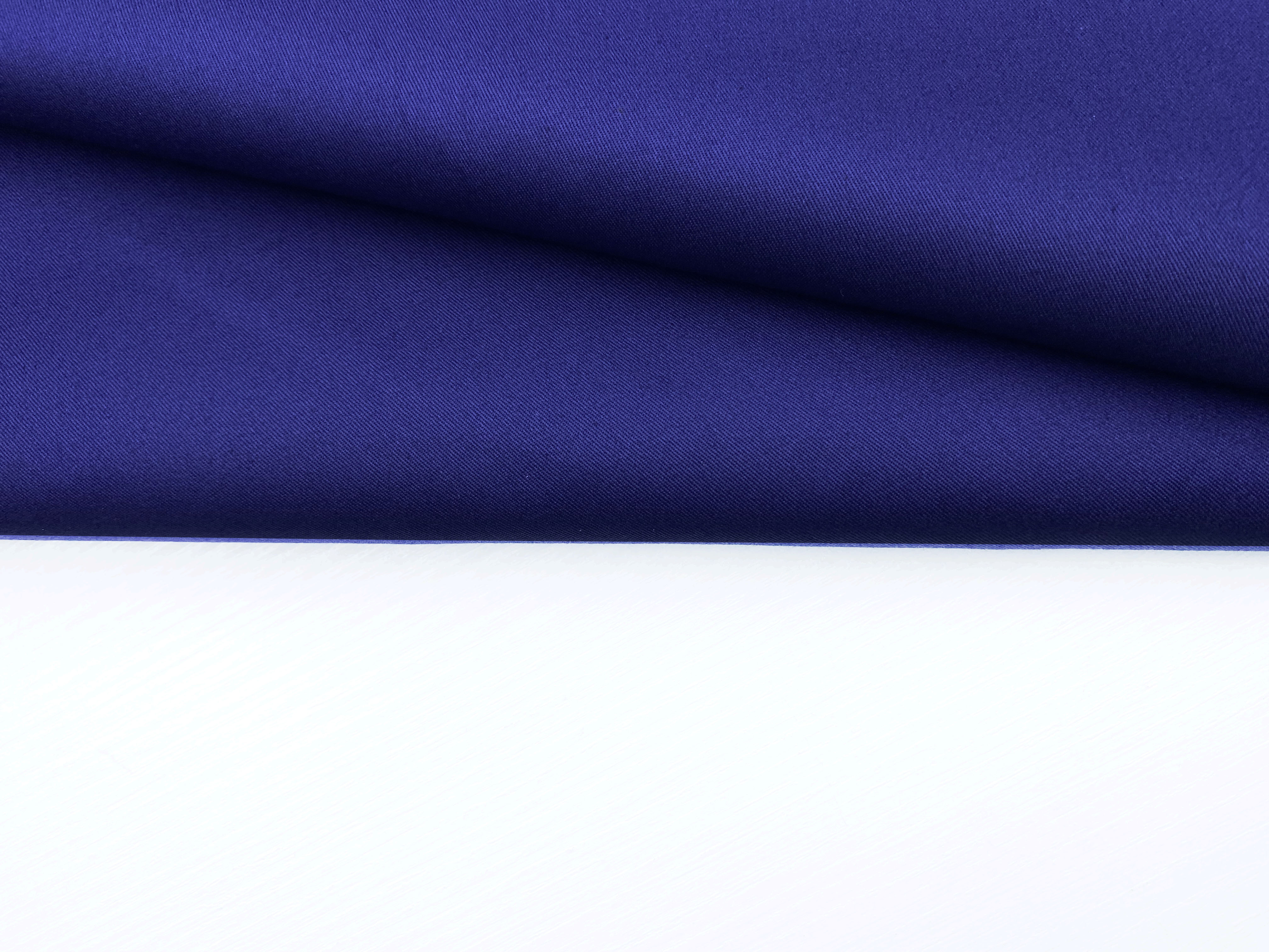 Ткань Хлопок сине-фиолетового цвета однотонная 16846 4