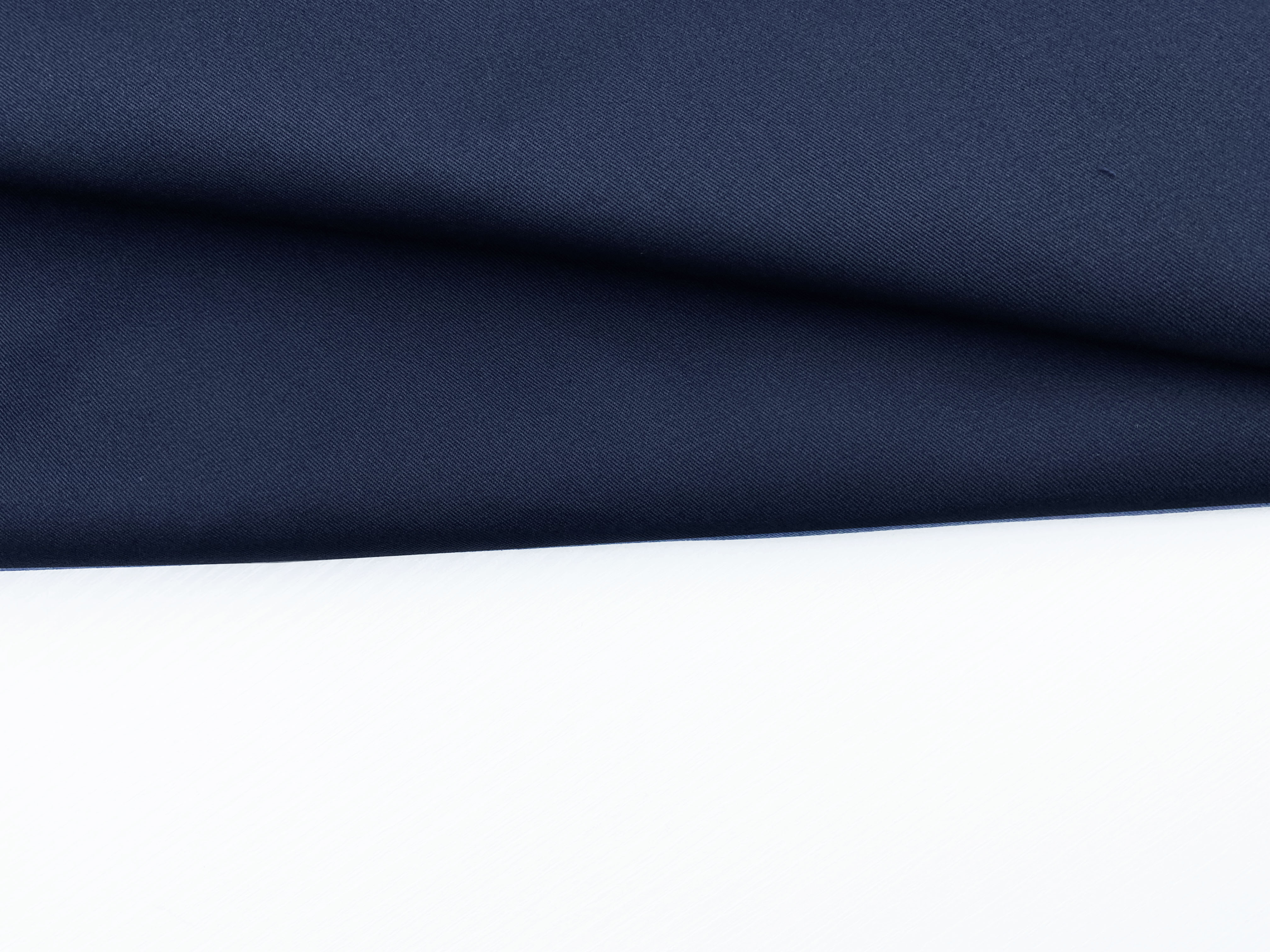 Ткань Хлопок тёмно-синего цвета однотонная  16844 4