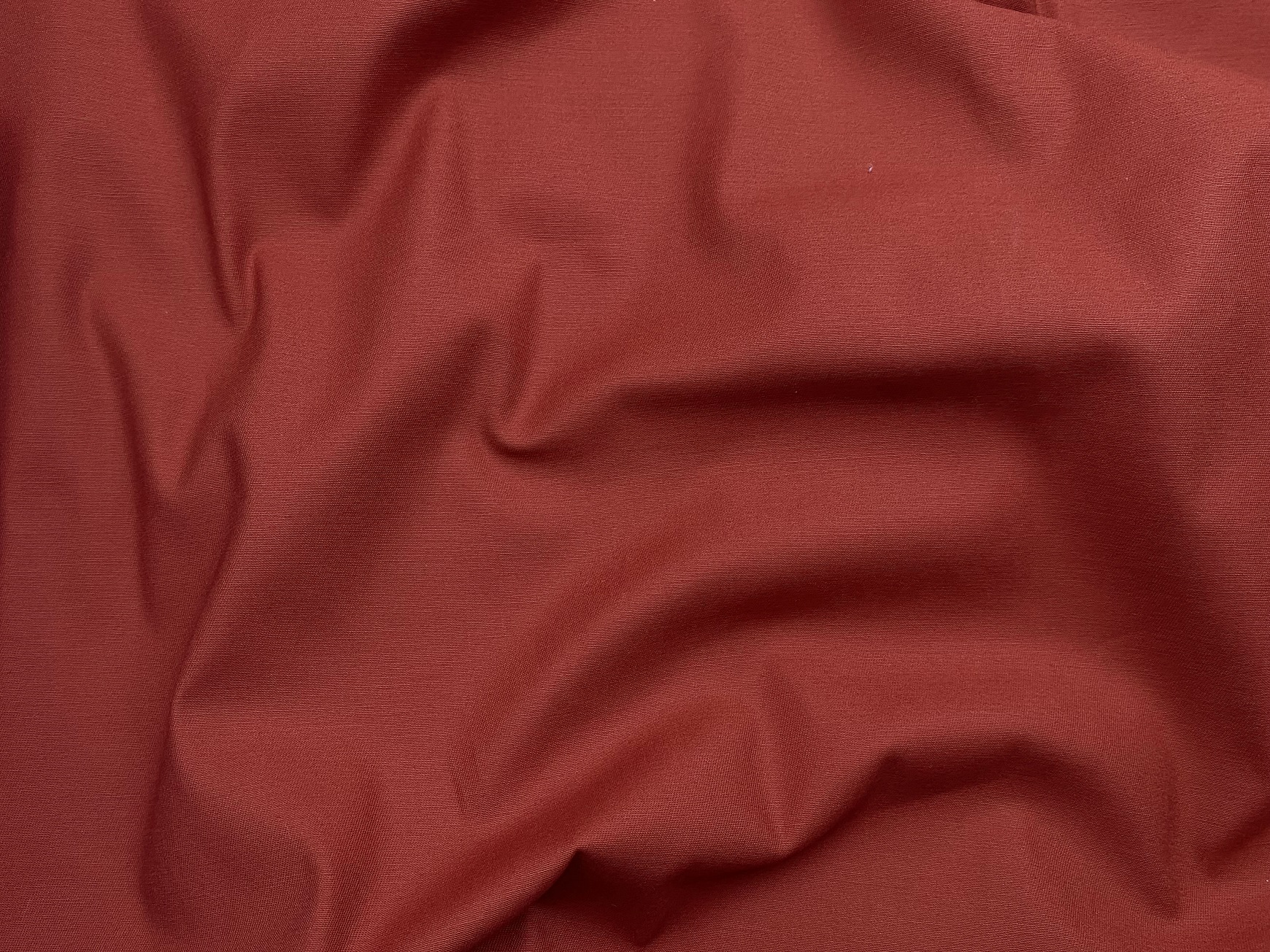 Ткань Хлопок  терракотового цвета однотонная 16847 3